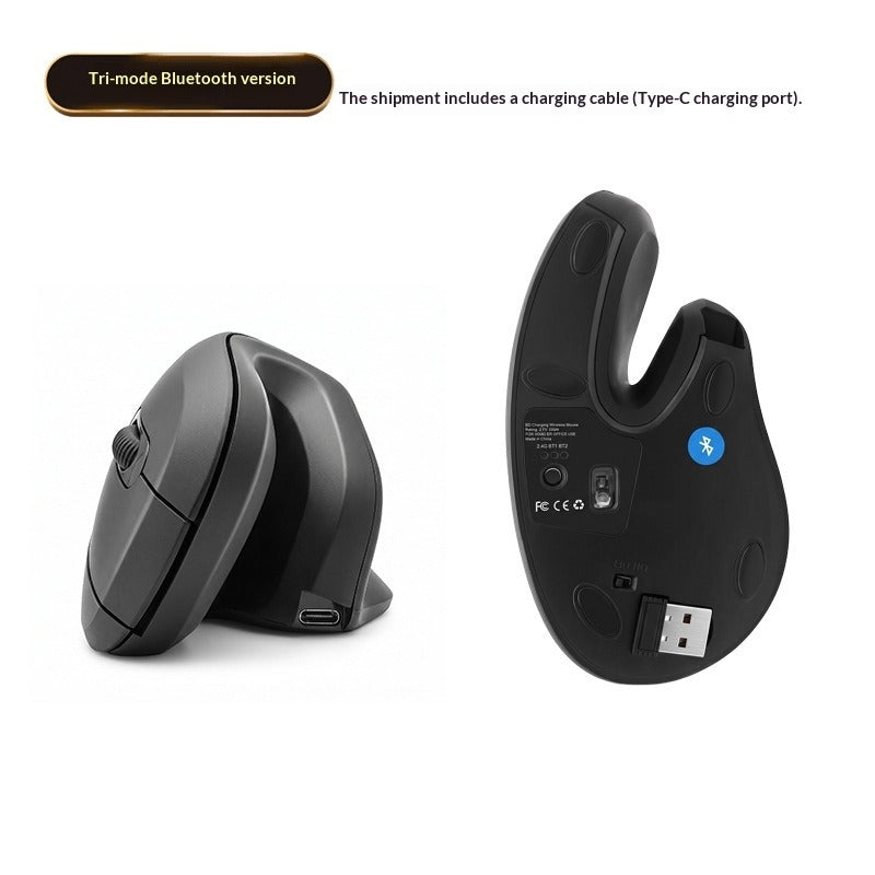 Bluetooth Dual-Mode Rechargeable Vertical Mouse