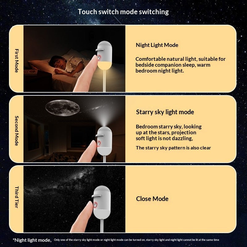 USB Rechargeable Night Light Bedside Lamp