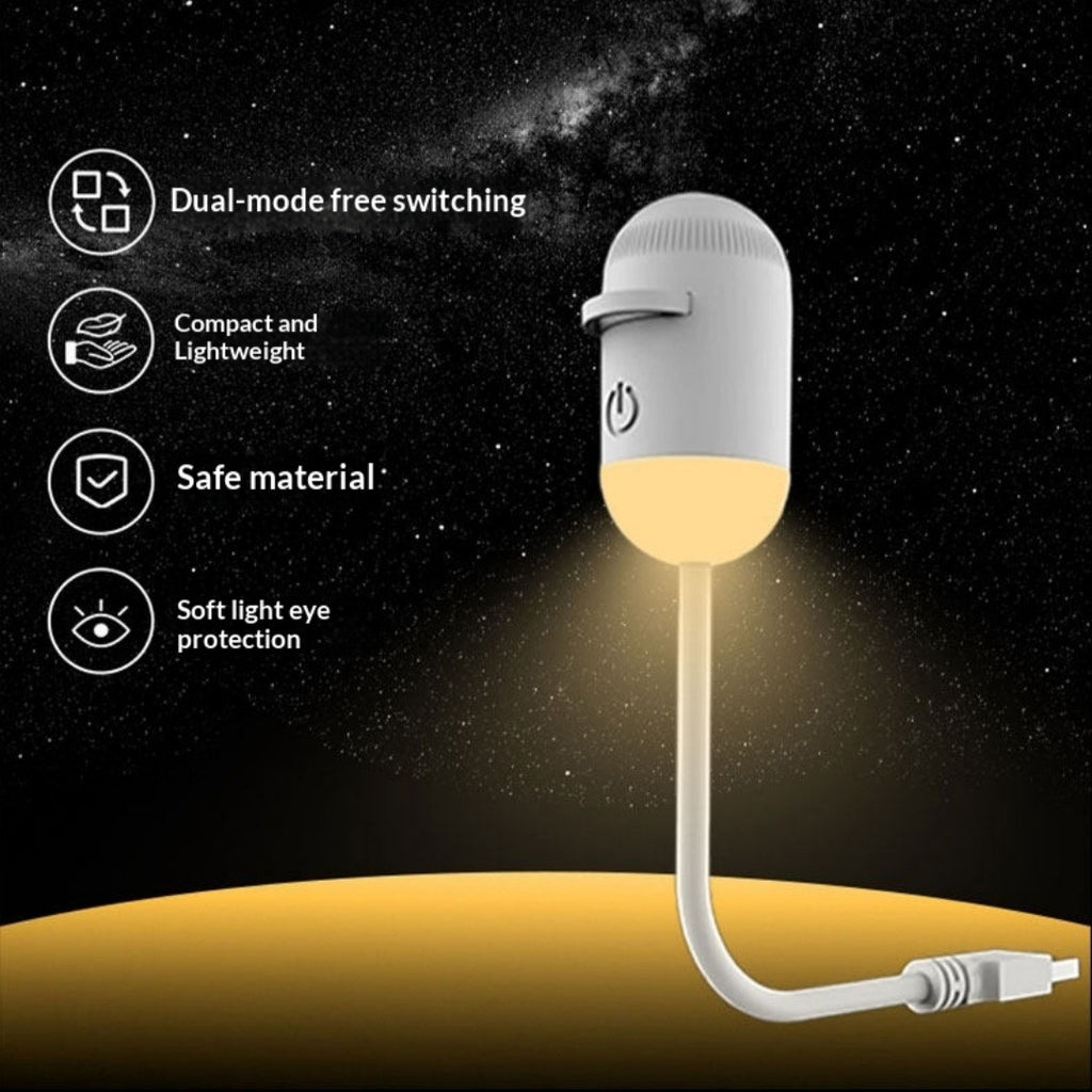 USB Rechargeable Night Light Bedside Lamp